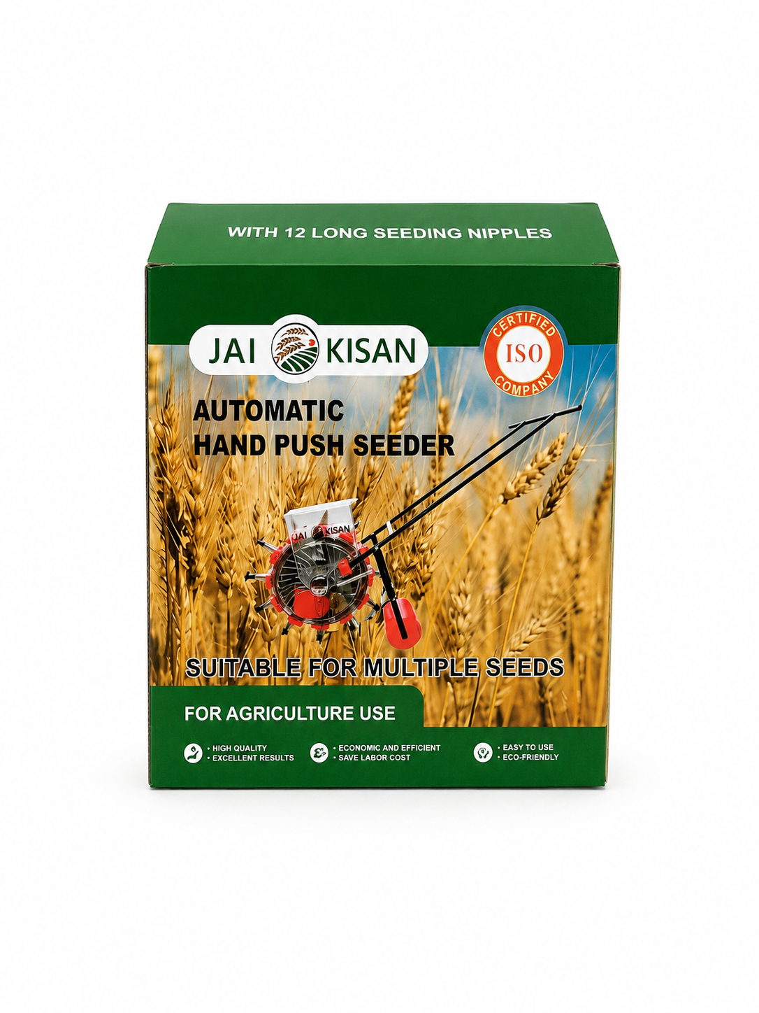 JAI KISAN - Automatic Hand Push Seeder