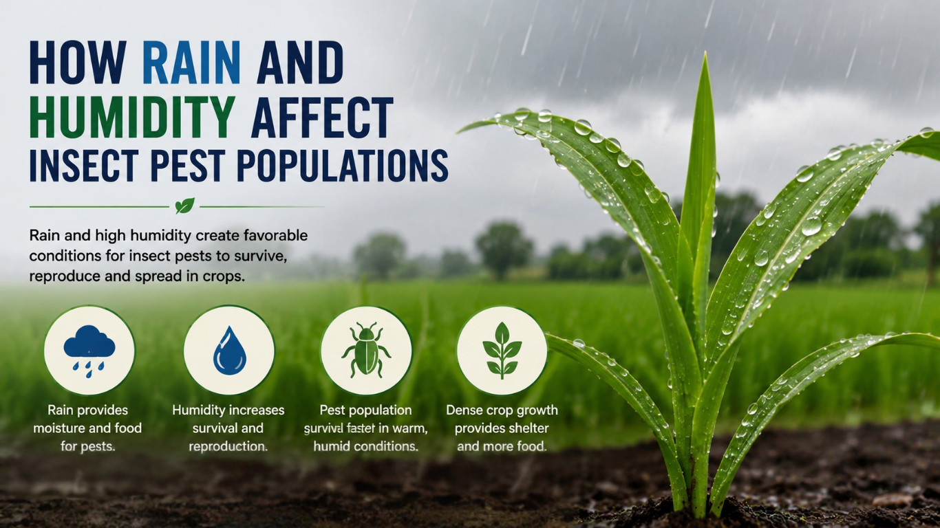 How Rain and Humidity Affect Insect Pest Populations